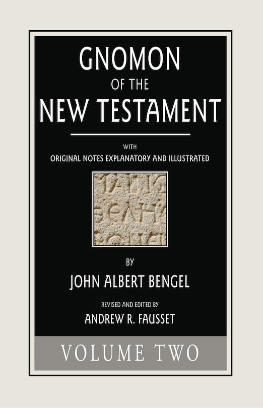 Couverture_Gnomon of the New Testament, Volume 2