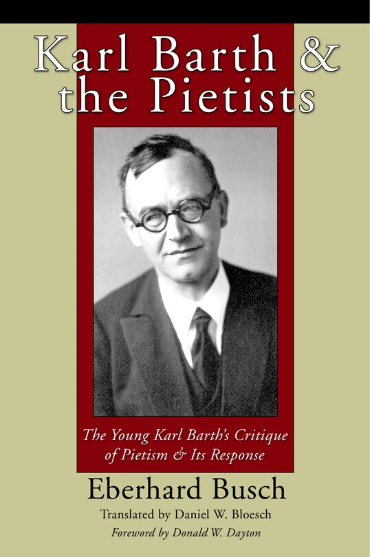 Front cover_Karl Barth and the Pietists