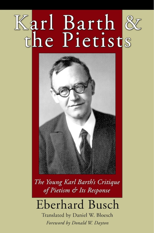 Front cover_Karl Barth and the Pietists