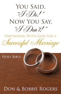 Couverture_You Said, I Do! Now You Say, I Don't!