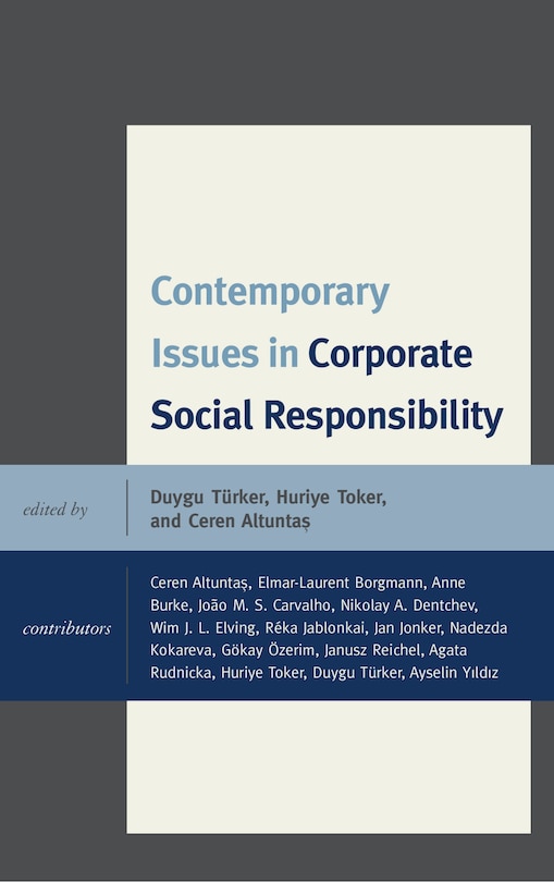 Couverture_Contemporary Issues In Corporate Social Responsibility