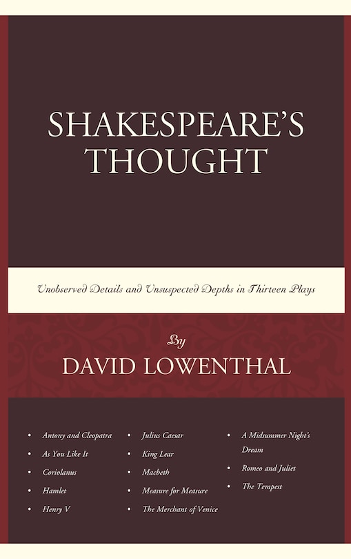 Front cover_Shakespeare’s Thought