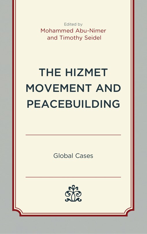 Front cover_The Hizmet Movement and Peacebuilding