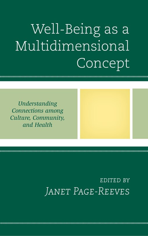 Couverture_Well-Being as a Multidimensional Concept
