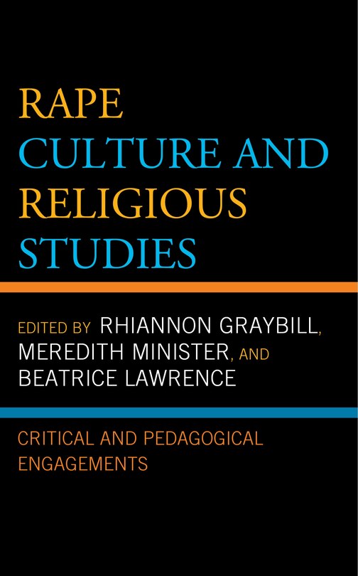 Couverture_Rape Culture And Religious Studies