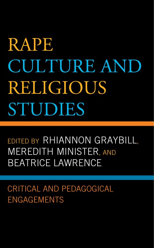 Couverture_Rape Culture and Religious Studies