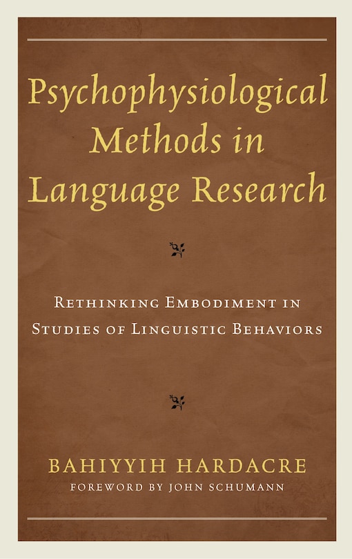 Couverture_Psychophysiological Methods In Language Research
