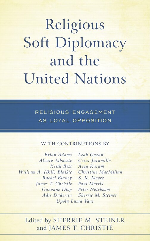 Front cover_Religious Soft Diplomacy and the United Nations