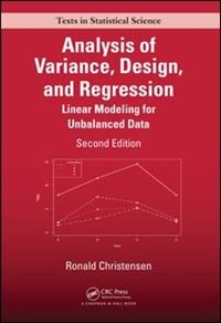 Front cover_Analysis Of Variance, Design, And Regression