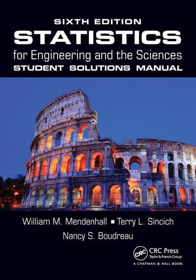 Couverture_Statistics For Engineering And The Sciences Student Solutions Manual