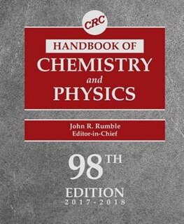 Crc Handbook Of Chemistry And Physics, 98th Edition