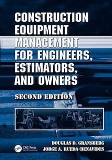 Couverture_Construction Equipment Management For Engineers, Estimators, And Owners