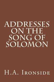 Front cover_Addresses on the Song of Solomon