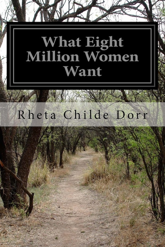 Front cover_What Eight Million Women Want