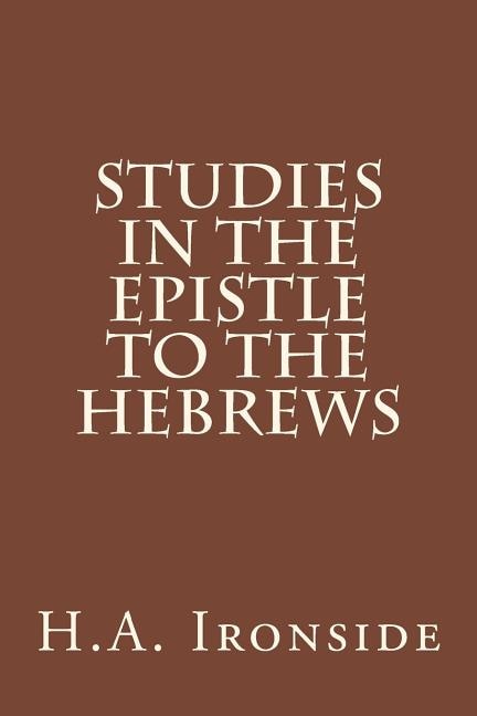 Couverture_Studies in the Epistle to the Hebrews