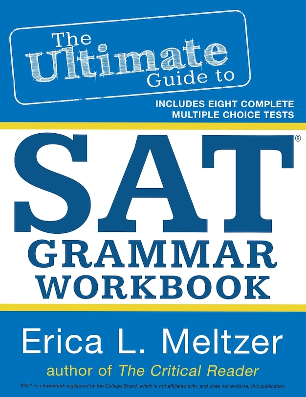 Front cover_The Ultimate Guide to SAT Grammar Workbook