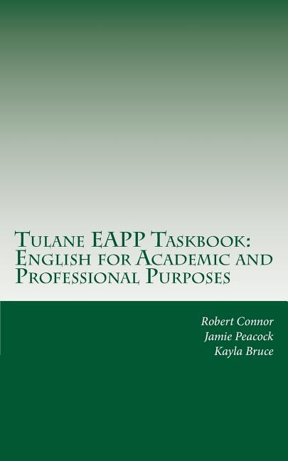 Front cover_Tulane EAPP Taskbook