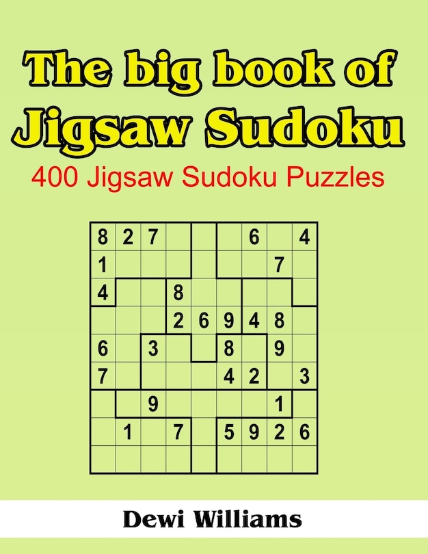 Front cover_The Big Book of Jigsaw Sudoku