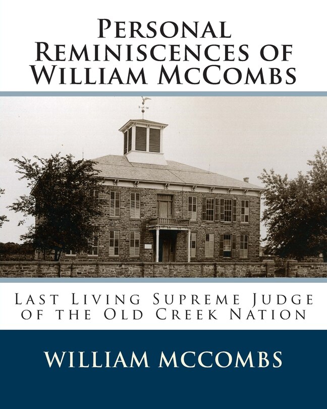 Couverture_Personal Reminiscences of William McCombs