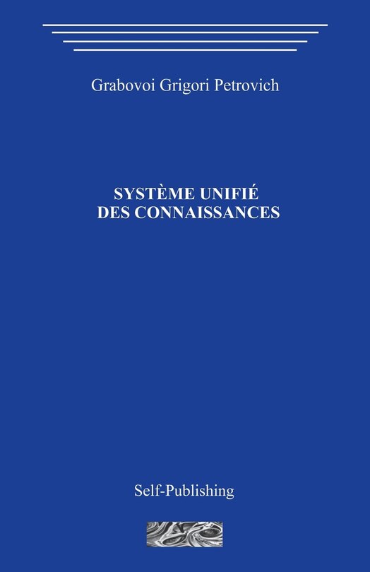 Front cover_Systeme unifie des connaissances