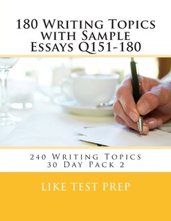 Front cover_180 Writing Topics with Sample Essays Q151-180