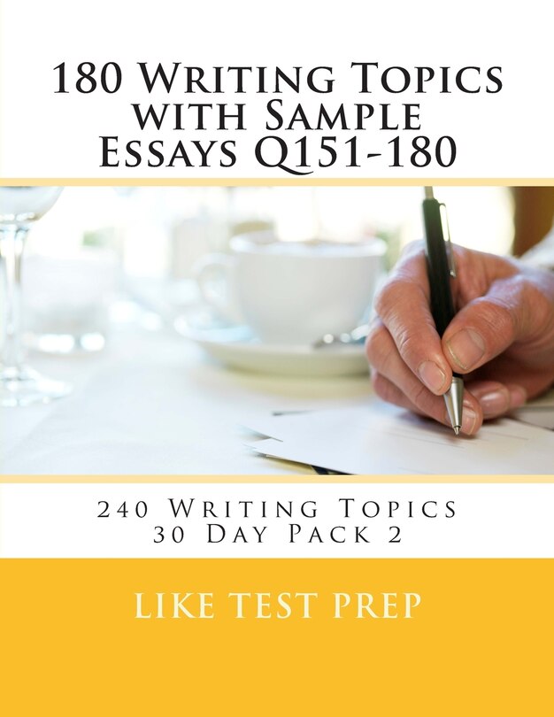 Front cover_180 Writing Topics with Sample Essays Q151-180