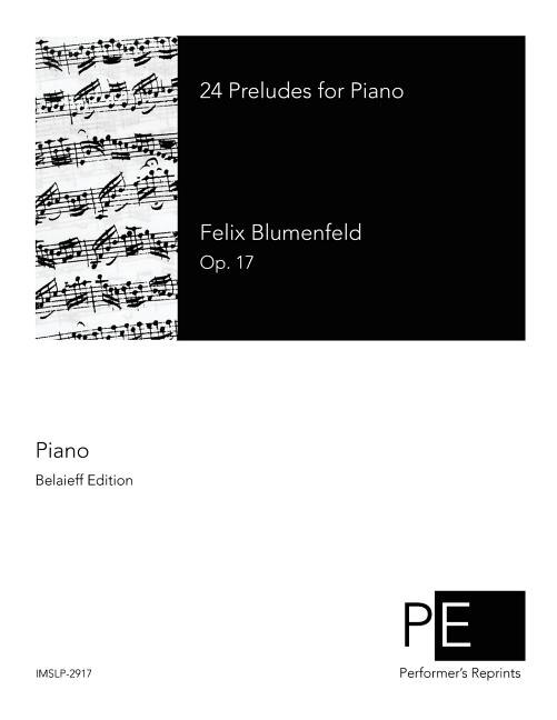 Front cover_24 Preludes for Piano