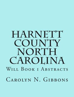 Front cover_Harnett County North Carolina
