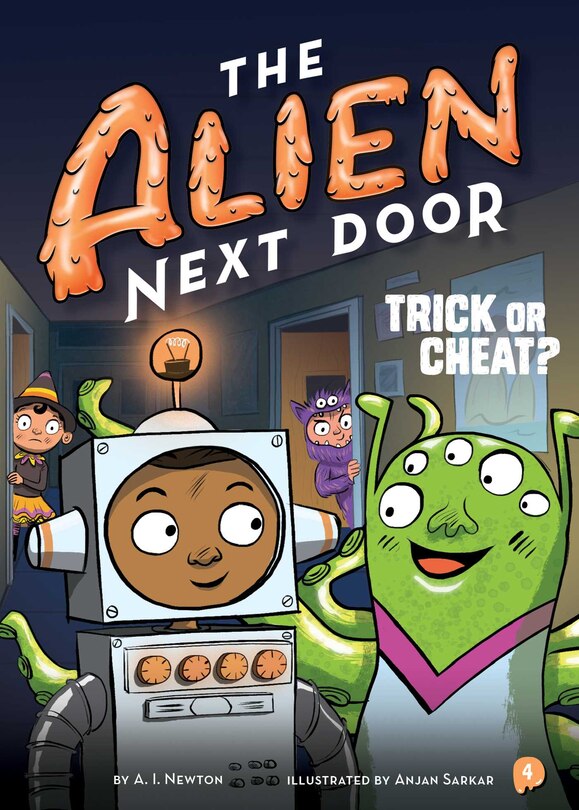 Front cover_The Alien Next Door 4: Trick or Cheat?