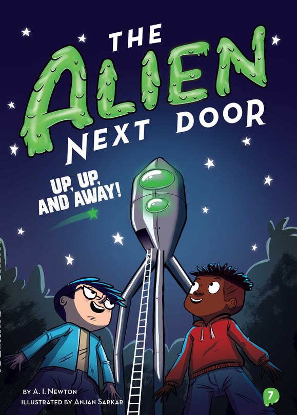 Front cover_The Alien Next Door 7: Up, Up, and Away!