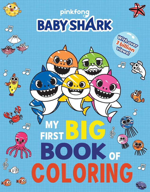 BABY SHARK MY 1ST BIG BK OF COLORING