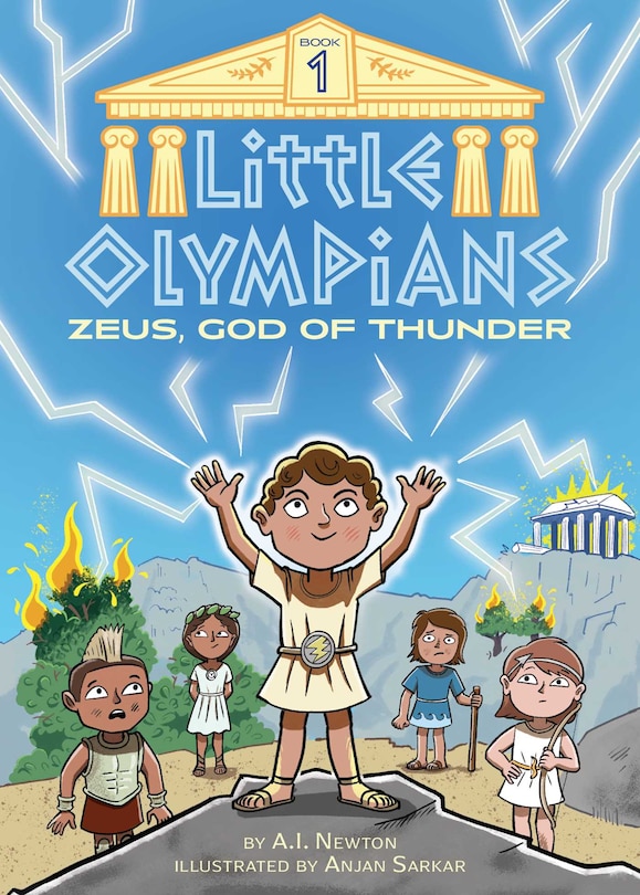 Couverture_Little Olympians 1: Zeus, God of Thunder