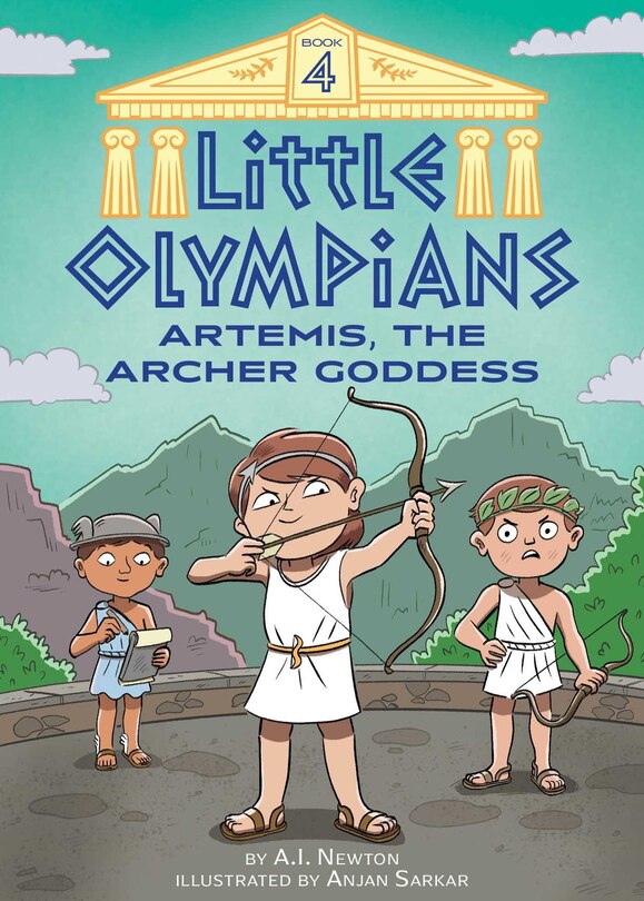 Front cover_Little Olympians 4: Artemis, The Archer Goddess