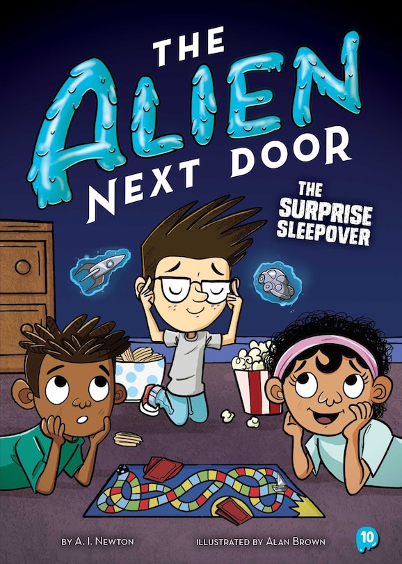 Front cover_The Alien Next Door 10: The Surprise Sleepover