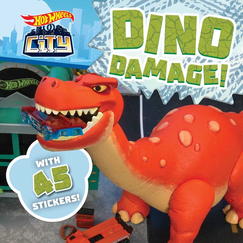 Couverture_Hot Wheels City: Dino Damage!