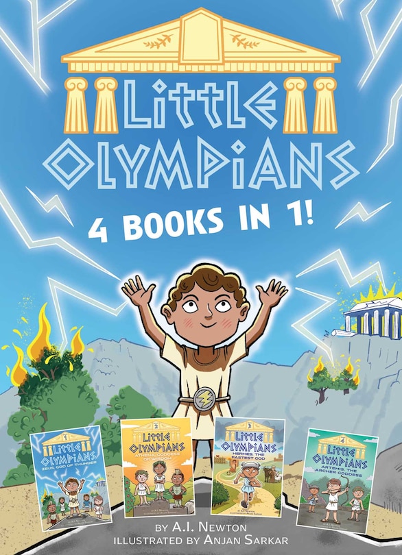 Couverture_Little Olympians: 4 books in 1! (A Chapter Book Series about Little Greek Gods)