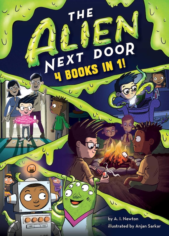 Front cover_The Alien Next Door: 4 books in 1!