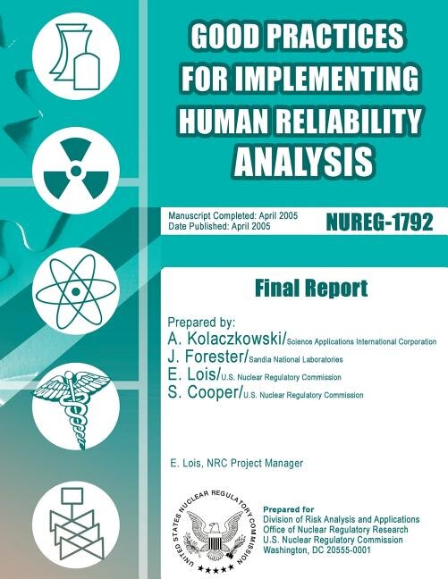 Couverture_Good Practices for Implementing Human Reliability Analysis (HRA)