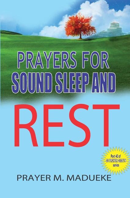 Front cover_Prayers for sound sleep and rest