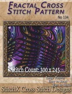 Front cover_Fractal Cross Stitch Pattern - No. 134
