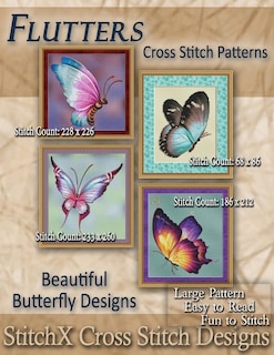Couverture_Flutters Cross Stitch Patterns