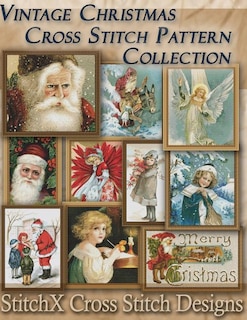 Front cover_Vintage Christmas Cross Stitch Pattern Collection