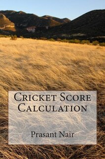 Front cover_Cricket Score Calculation