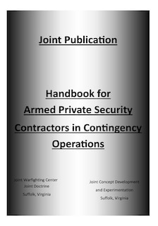 Couverture_Handbook for Armed Private Security Contractors in Contingency Operations