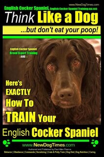 Couverture_English Cocker Spaniel, English Cocker Spaniel Training AAA AKC