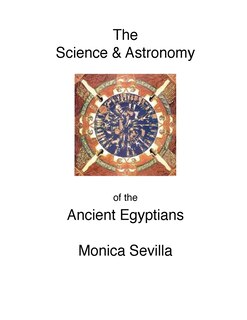 Front cover_The Science and the Astronomy of the Ancient Egyptians