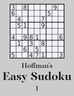 Couverture_Hoffman's Easy Sudoku 1