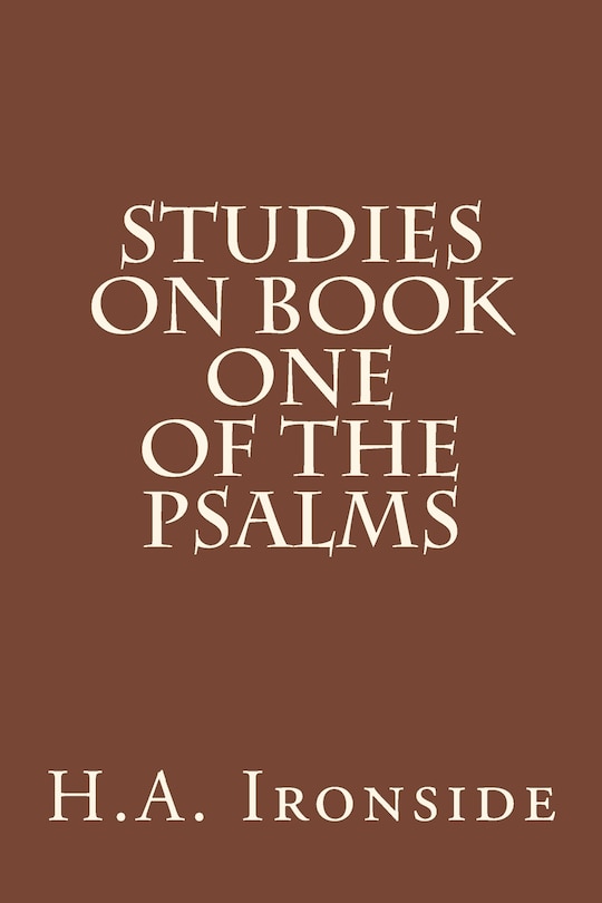 Couverture_Studies on Book One of the Psalms
