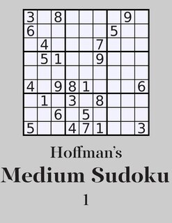 Couverture_Hoffman's Medium Sudoku 1