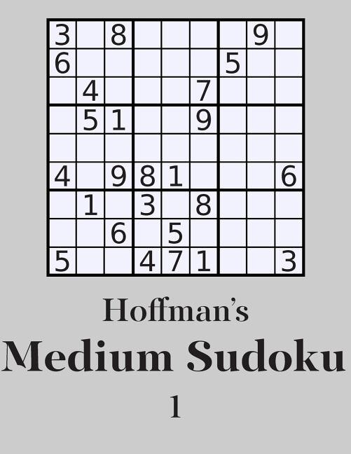Couverture_Hoffman's Medium Sudoku 1